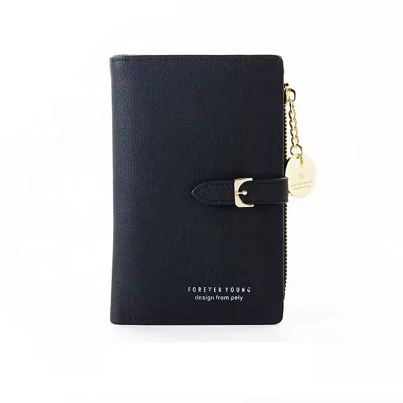 Pierre Loues novcanik manji - crna